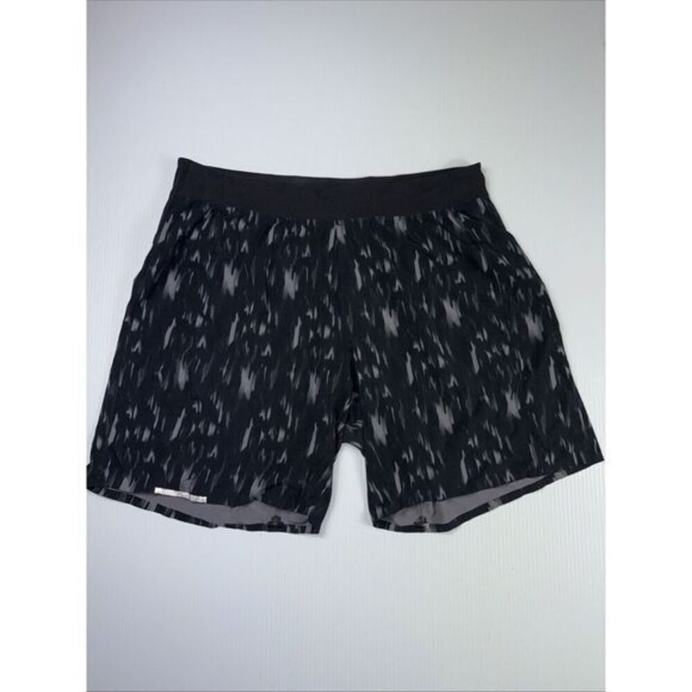 Lululemon Elastic Waist Lightweight Unlined Shorts‎ Men's Size XL Blue Gray